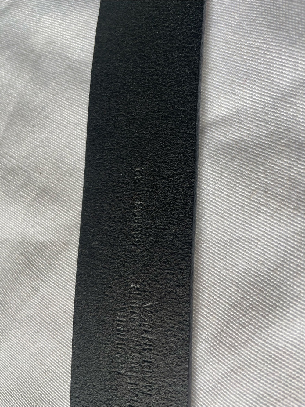 Banana Republic Black Leather Belt with Brushed Metal Buckle - Picture 4 of 5
